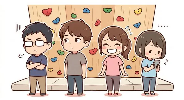 まさかの一体感！チームビルディング — コマ1：…（チームビルディング研修か…）